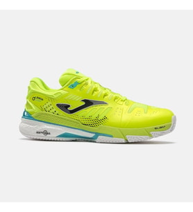 Joma  TCSLAS2609C Slam Classic Unisex Padel Ve Toprak Kort Tenis Ayakkabısı Neon Sarı