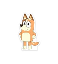Ayaklı pano Bluey Bingo Ayaklı Pano 35 cm Turuncu Doğum günü ayaklı dekor süs