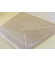 Ender Home 50x70 Paspas Çerçeve Desen Banyo Ev Otel Havlu Ayak Paspası Bej