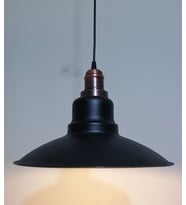 RİOLİGH RETRO SİYAH İÇİ GOLD TEKLİ METAL SARKIT ÇAP: 37CM