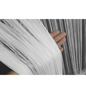 İP PERDE İNCE ZİNCİR BEYAZ RENK 300 x 280 CM
