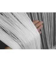 İP PERDE İNCE ZİNCİR BEYAZ RENK 300 x 280 CM