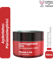 Cosmogenesis Labs %5 Vitamin C Krem Maske 50ml - Durulanan Yüz Maskesi Aydınlatıcı Pürüz Giderici To
