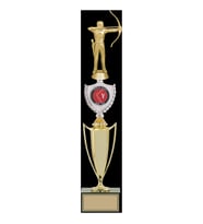 ODAK KUPA - Figürlü Kupalar - Okçu Figürlü Kupalar FG-042 A - 47 cm