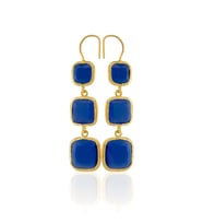 Kadir Jewellery 22 Ayar Altına Kaplama Kadın Sallantılı Küpe -El İşçiliği Ve Hipoalerjenik Küpe