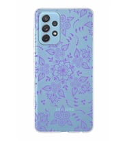 Samsung Galaxy A72  Kapak Nostalji Desen Tasarımlı Şeffaf Silikon Kılıf