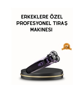 Pratik ve taşınabilir şarjlı saç sakal tıraş makinesi, kuru kullanım için ideal