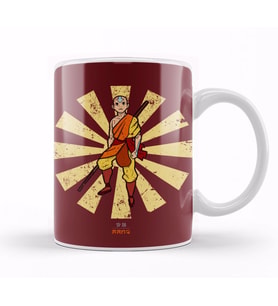 Aang Retro Japanese Avatar The Last Airbender Kupa Bardak Porselen
