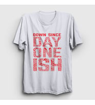 Presmono Unisex Beyaz Day One Ish V2 Wwe Güreş The Usos T-Shirt 525561tt (Beyaz)