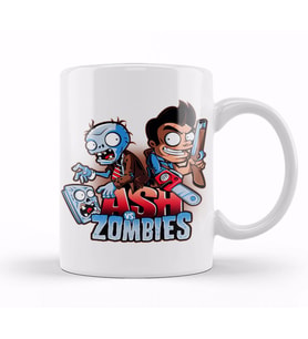 Plants Vs Zombies Ash vs Zombies 01 Kupa Bardak Porselen