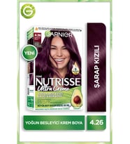 Garnier Nutrisse Yoğun Besleyici Kalıcı Krem Saç Boyası 4.26 Patlıcan Moru