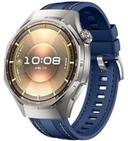 Huawei Watch GT6 Pro 46MM Uyumlu Metal Tokalı Dikiş Detaylı Dokuma Silikon Kordon – Şık, Rahat, Terletmeyen ve Ayarlanabilir Akıllı Saat Kayışı