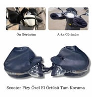 MOTOSİKLET SCOOTER EL RÜZGARLIĞI / BİLEKLİ FİZY SPACY ÖZEL ÜRETİ