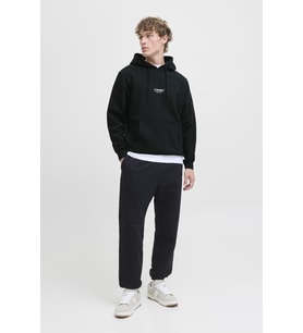 Jack & Jones JJESOHO Kapüşonlu Sweatshirt – Erkek Hoodie NOOS (Siyah)