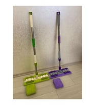 Fayans ve yüzeyler için mikrofiber yer mopu, yedek bez hediyeli