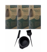 NATURA BALANCE SAÇ BOYASI 7.4 TARÇIN 3 ADET+SAÇ BOYAMA SETİ