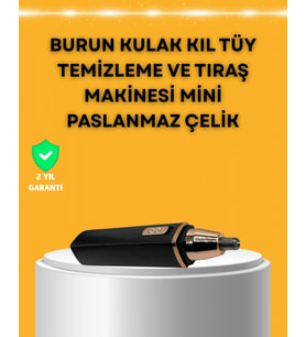 Usb Şarjlı Sessiz Burun Ve Kulak Kılı Temizleme Cihazı