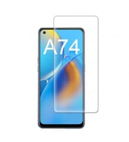 Oppo A74 4G Uyumlu Ekran Koruyucu Yeni Nesil HD Kalite Kırılmaz Cam (Renksiz)