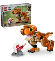 ® Jurassic World Küçük Eatie: T. rex 76967 - 7 Yaş & Üzeri Çocuklar için Yaratıcı Oyuncak Yapım Seti