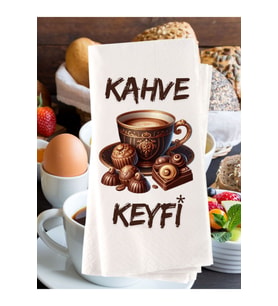Kahve Keyfi Baskılı Peçete 20 Adet