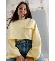 Mayoral Kız Çocuk Sweatshirt Ve Body Set Sarı