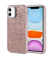 Apple iPhone 11 Uyumlu Kılıf Taşlı Tasarımlı Zore Kapi Kapak (Gold)