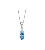 Sirius Pırlanta ve Topaz Cadenza Kolye 0717P0059