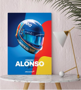 BK Gift Formula 1 Tasarımlı Kanvas Tablo-11
