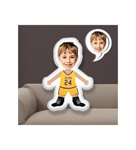 Kişiye Özel Fotoğraflı Basketbolcu Yastık 70 cm