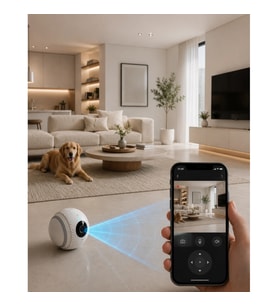 Yapay Zekâ Destekli Akıllı Takip Kamerası – WiFi, Gece Görüş, Bulut Kayıt ve Çift Yönlü Ses