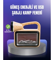 Solar Enerjili Alev Lambası – El Feneri ve Dekoratif Işık