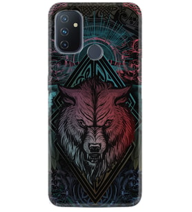 OnePlus Nord N10 Kılıf Silikon Desen Wolf 1658
