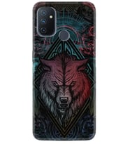 OnePlus Nord N10 Kılıf Silikon Desen Wolf 1658