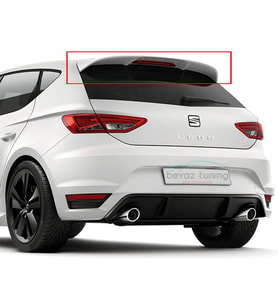 Seat Leon MK3 Bagaj Üstü Spoiler Abs Plastik Taiwan