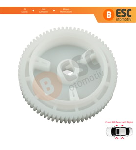 Hyundai Ford Lincoln Mark İçin Cam Kriko Motor Dişlisi 83460 2B000, 6L3Z1523201BA