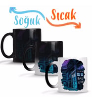 Tardis Bad Wolf Doctor Who Sihirli Kupa Bardak Porselen