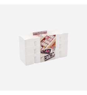 5 Bölme Ayarlı Organizer (85*315*65 mm) (Beyaz)