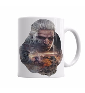 The Witcher Geralt of Rivia    Kupa Bardak Porselen