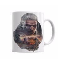 The Witcher Geralt of Rivia    Kupa Bardak Porselen