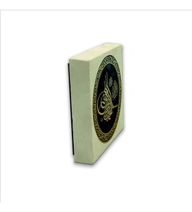 Kelime-i Tevhid Baskılı Doğaltaş  Magnet(KH-052)Buzdolabı Süsü