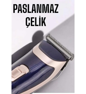 Profesyonel Şarjlı Saç Ve Sakal Traş Makinesi Kolay Kullanım