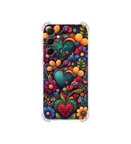 PrintiFy Samsung Galaxy A37 ile Uyumlu Düşlerin Dansı Serisi Çiçeklerin Dansı Tasarımlı Uv Baskılı Köşe Korumalı Antişok Kılıf