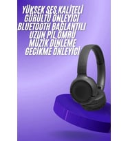 2025 Model Kulak Üstü Bluetooth Hoparlör Anc Özellikli (Çok Renkli)