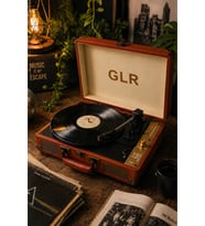 Glr 201 Nostaljik Çanta Pikap - Bluetooth Şarjlı, USB Kayıt Özellikli, 3 Vitesli Plak Çalar