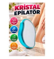 Kristal Tüy Alıcı Epilatör – Yıkanabilir, Ergonomik ve Taşınabilir Tüy Temizleme Aparatı