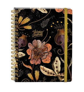 VICTORIA'S JOURNALS 0061 NOTES 17x24cm SPİRALLİ SERT KAPAK 90gr. 96YP. ÇİZGİLİ DEFTER