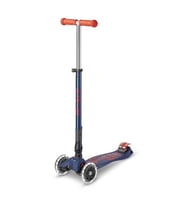 Maxi Micro Scooter Deluxe Foldable Led Navy Red MCR.MMD133 (Standart)