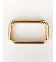 Angel Çanta Aksesuar Dikdörtgen Halka 4 Cm Light Gold