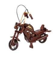 Dekoratif Ahşap Harley Davidson Motosiklet 33 cm (Karışık)