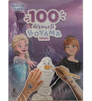Disney Karlar ülkesi 100 Dövmeli Boyama Kitabı